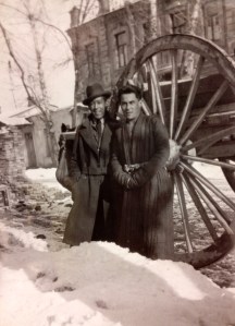 Langston Hughes with Uzbek Poet, Karim Ahmedi